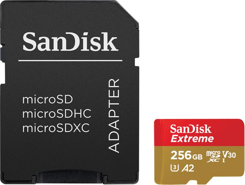 Sandisk MicroSDXC Extreme 256GB 190mb s