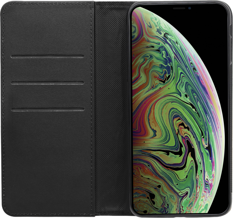 BlueBuilt Apple iPhone Xs Max Book Case Zwart