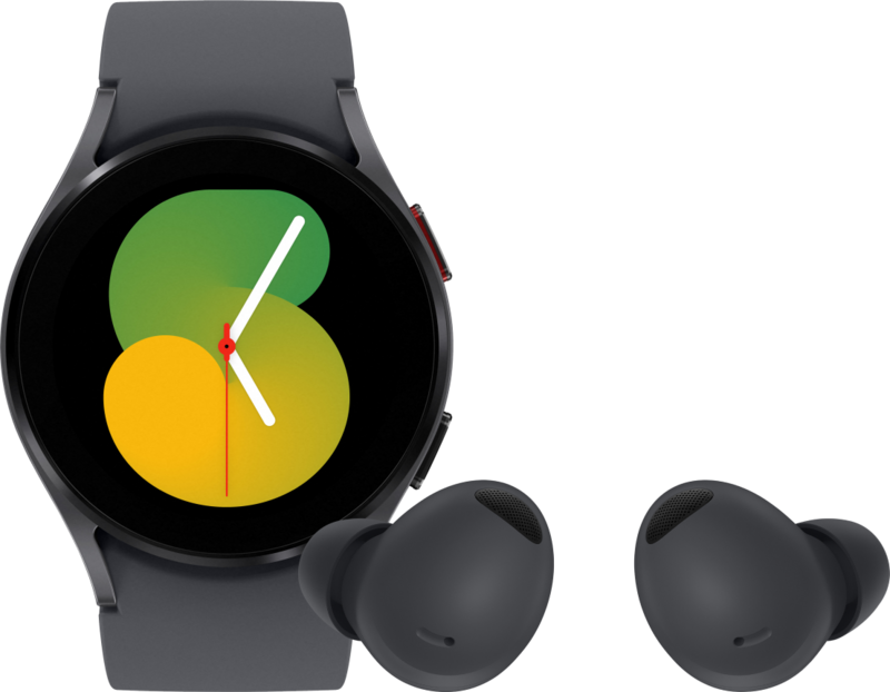 Samsung Galaxy Watch5 Zwart 40mm + Samsung Buds2 Pro Zwart