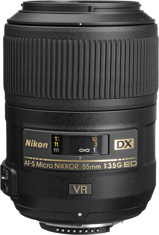 Nikon AF-S 85mm f/3.5G ED VR DX Micro