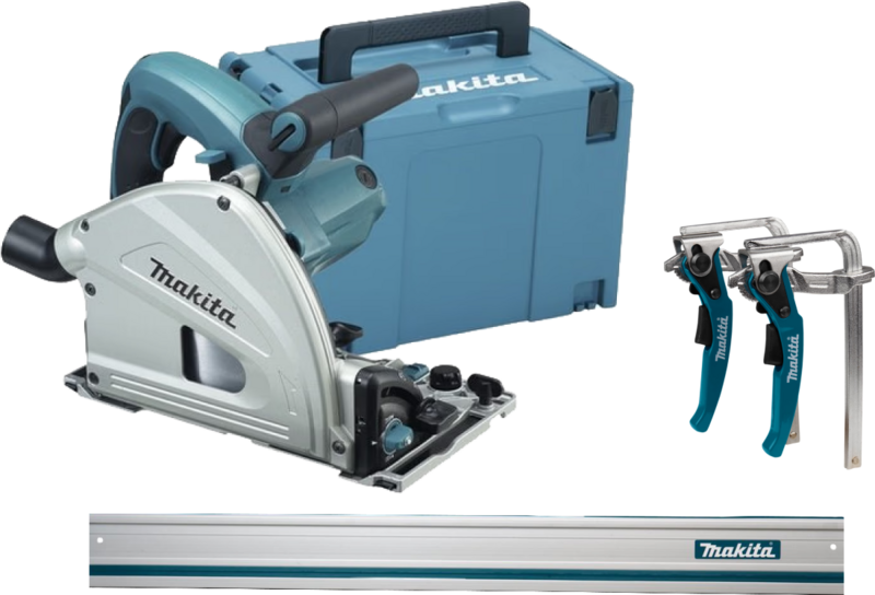 Makita SP6000J + Makita Geleiderail 1500 mm