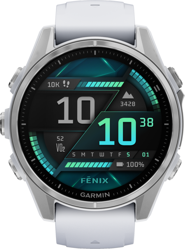 Garmin Fenix 8 Silber/Weiß 43 mm