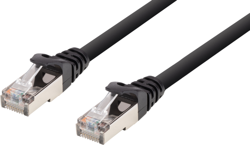 BlueBuilt Network cable STP CAT6 0.5m black