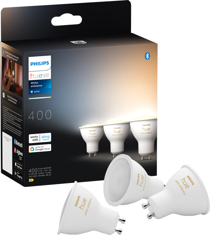 Philips Hue White Ambiance GU10 3er-Pack