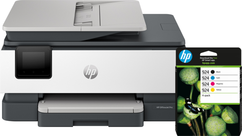 HP OfficeJet Pro 8132e + 1 set extra inkt