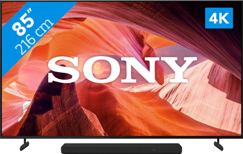 Sony KD-85X80L (2023) + Soundbar