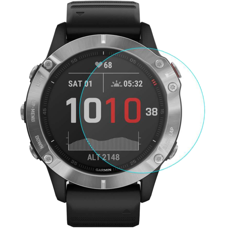 Just in Case Garmin Fenix 6X / 6X PRO 51 mm Screenprotector Glas