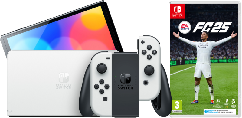 Nintendo Switch OLED Weiß + EA Sports FC 25