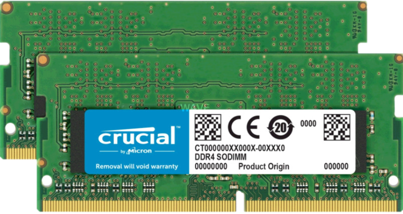 Crucial Apple 32GB DDR4 SODIMM 2.400 MHz Kit (2x16GB)