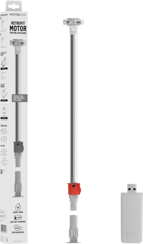 MotionBlinds Retrofit Rollomotor + WLAN-Bridge