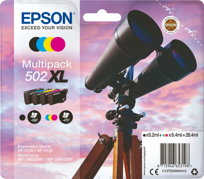 Epson 502XL Patronen Multipack