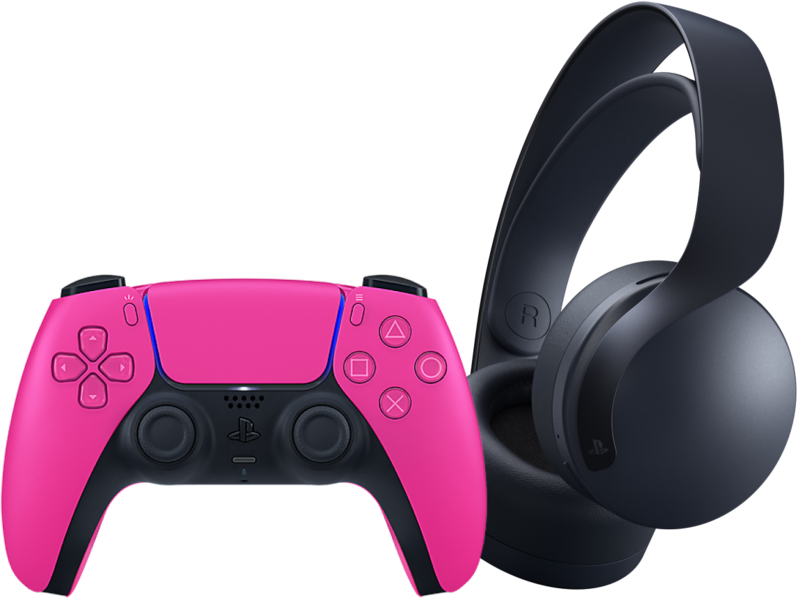 Sony PlayStation 5 DualSense controller Nova Pink + Sony Pulse 3D Wireless Headset