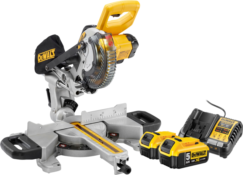 DeWalt DCS365N-XJ 5,0 Ah Accu (2x) Starterspakket