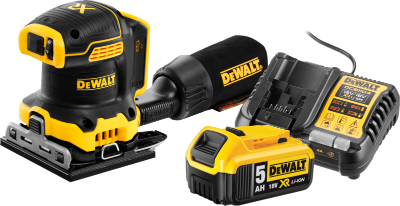 DeWalt DCW200NT-XJ 5,0-Ah-Akku Starterset