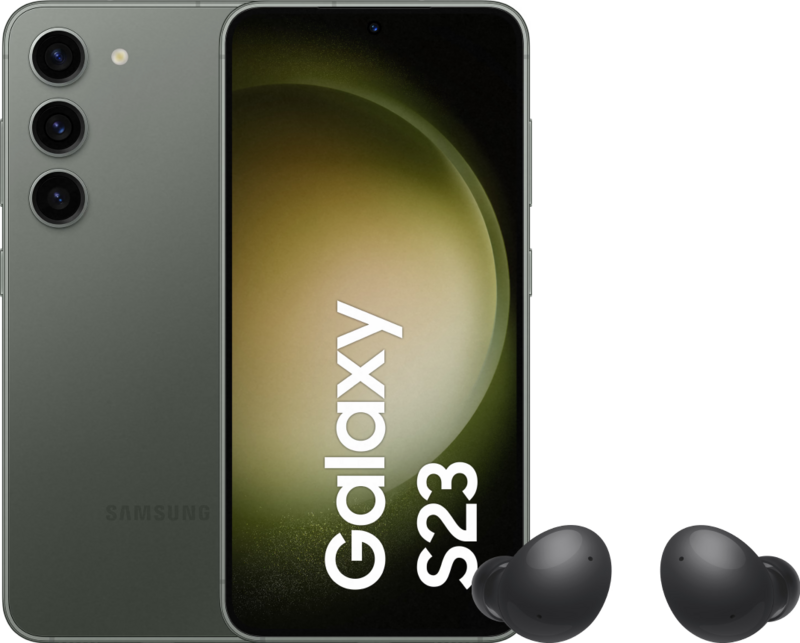 Samsung Galaxy S23 256GB Groen 5G + Galaxy Buds 2 Zwart