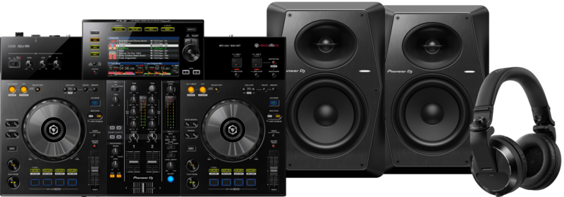 Pioneer DJ XDJ-RR + Pioneer DJ HDJ-X7 Zwart + Pioneer VM70 (per paar)