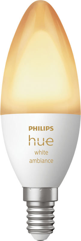 Philips Hue White Ambiance E14 Einzelne Lampe