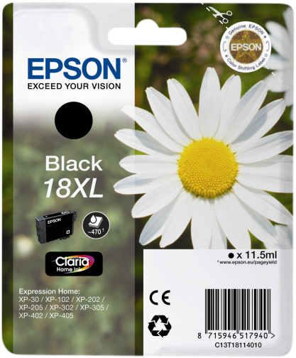 Epson 18XL Patrone Schwarz