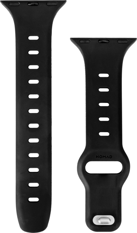 Nomad Apple Watch 40/41 mm Silikonarmband Schwarz