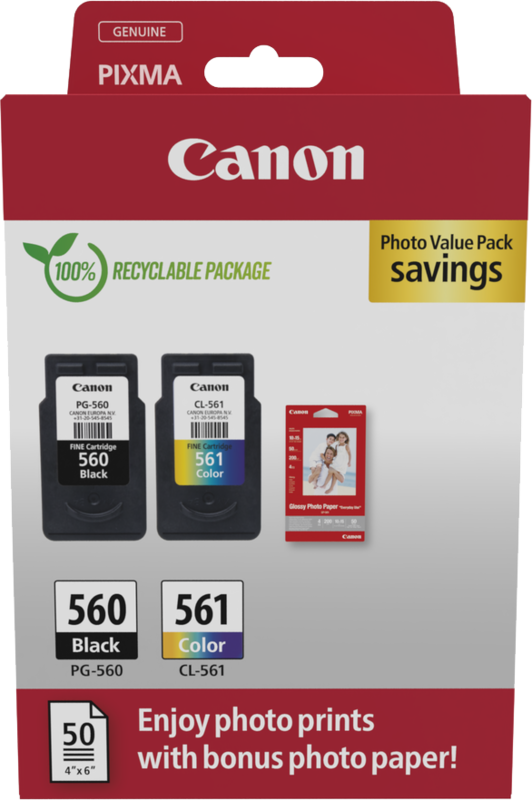 Canon PG-560/CL-561 Patrone + Fotopapier