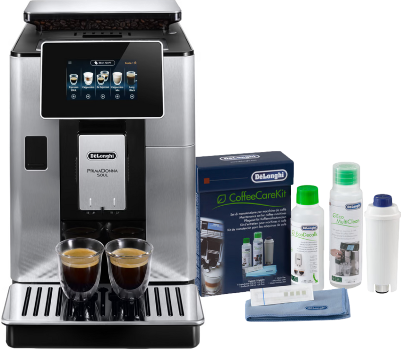 De'Longhi PrimaDonna Soul ECAM 610.75.MB + Coffee Care Kit