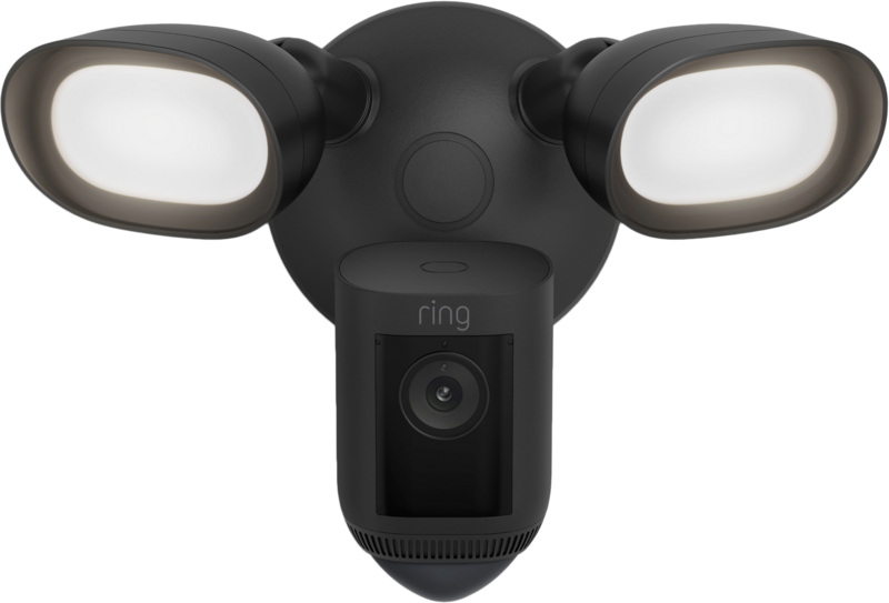 Ring Floodlight Cam Wired Pro Schwarz