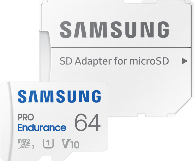 Samsung PRO Endurance 64 GB microSDXC + SD-Adapter