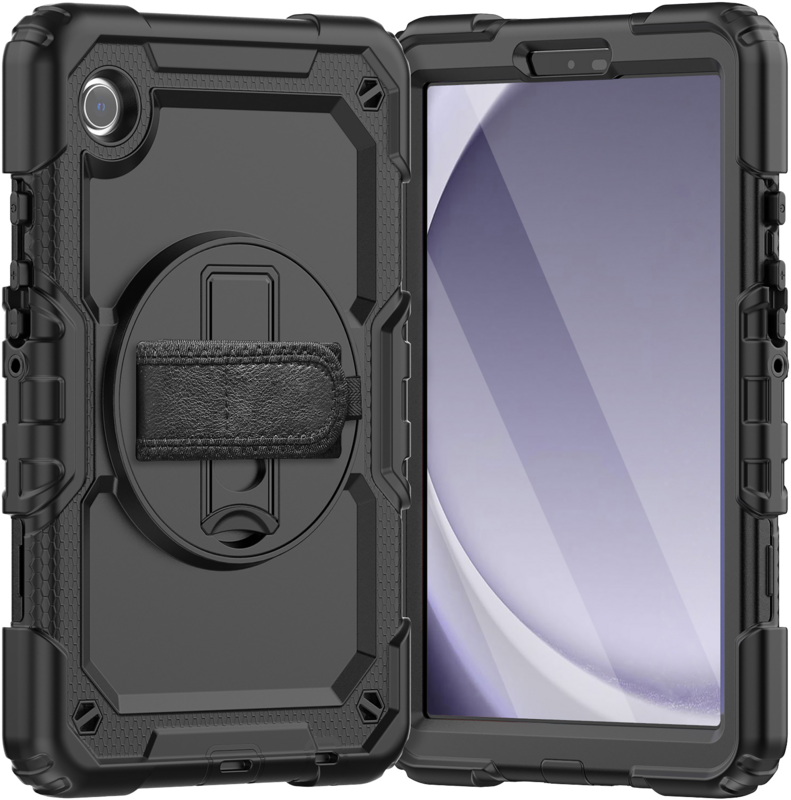 Just in Case Samsung Galaxy Tab A9 Full Body Case Zwart