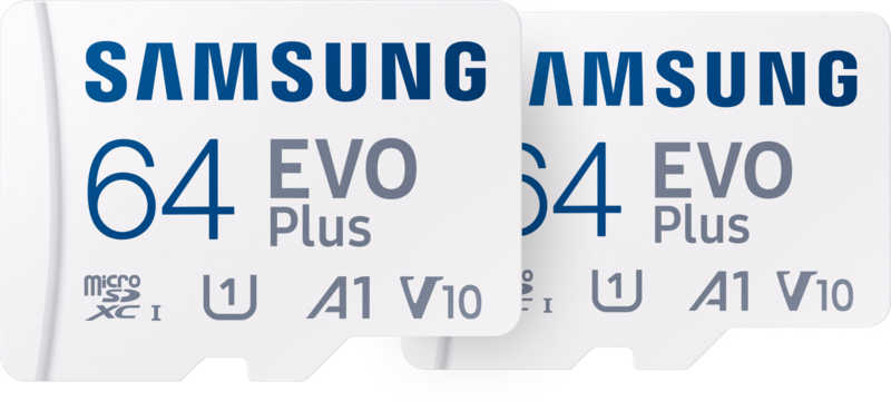 Samsung EVO Plus microSDXC 64GB - Duo Pack