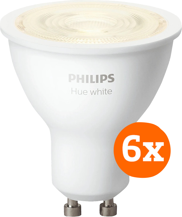 Philips Hue White GU10 6-Pack