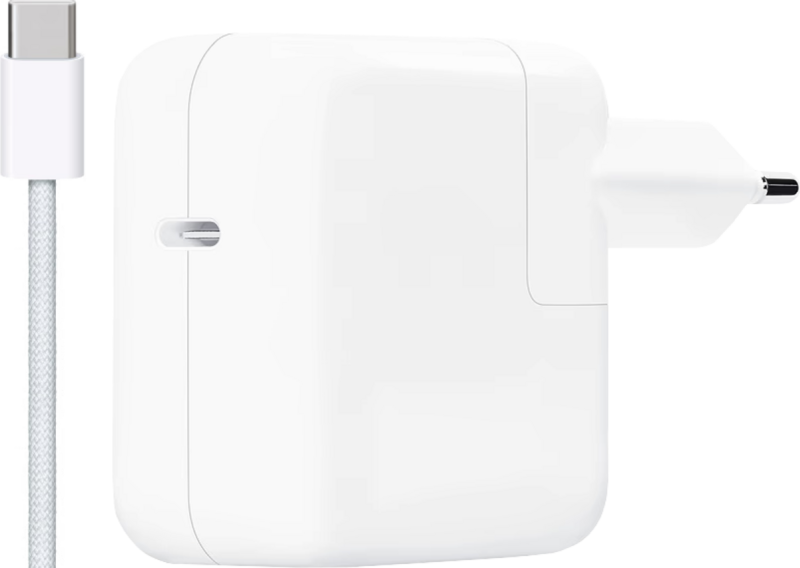 Apple Power Delivery Oplader 30W + Usb C naar Usb C Kabel 1m