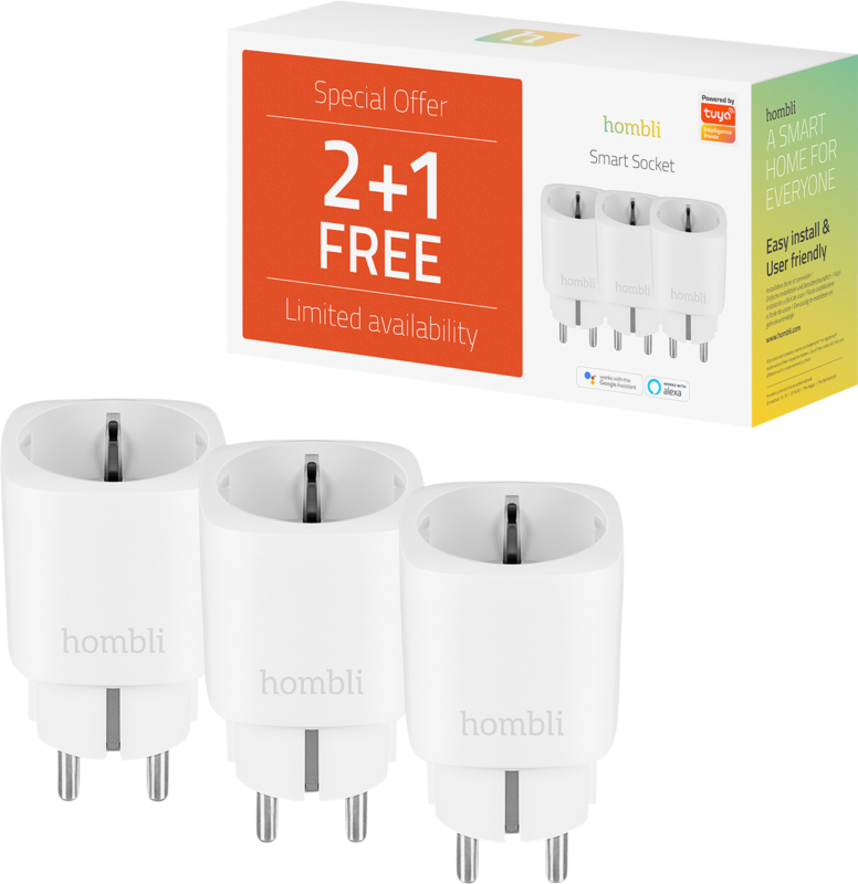 Hombli Smart Plug Weiß 3er-Pack