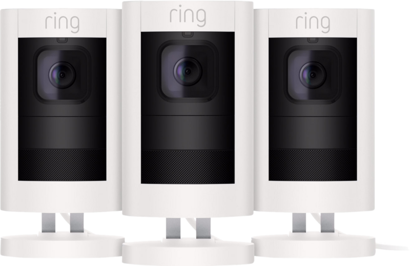 Ring Stick Up Cam Elite Wit 3-pack