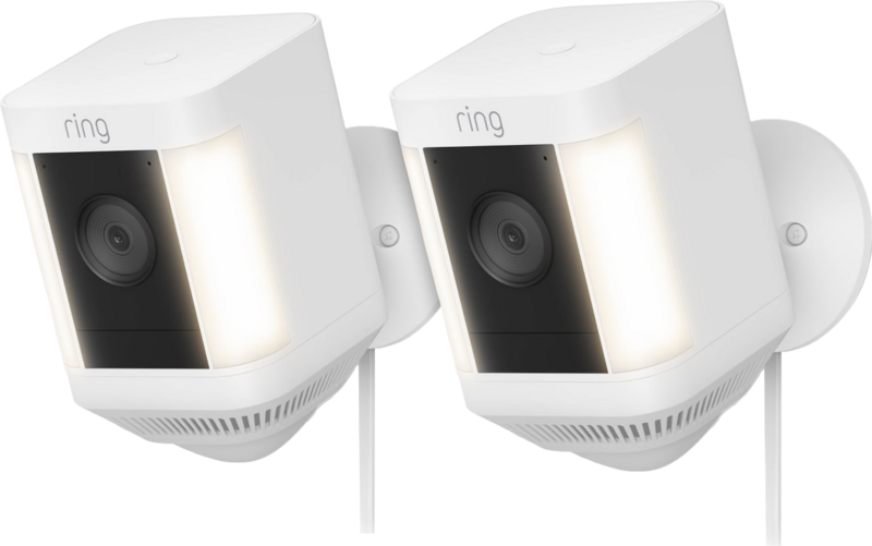 Ring Spotlight Cam Plus - Plug In - Weiß - Doppelpack