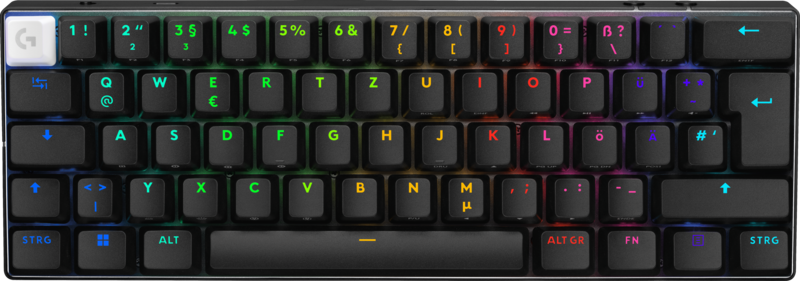 Logitech G PRO X 60 Mechanische Gaming-Tastatur Schwarz QWERTZ