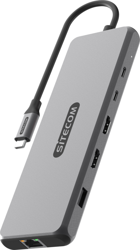 Sitecom 10-in-1 USB 4 Power Delivery Multiport Adapter 100 W