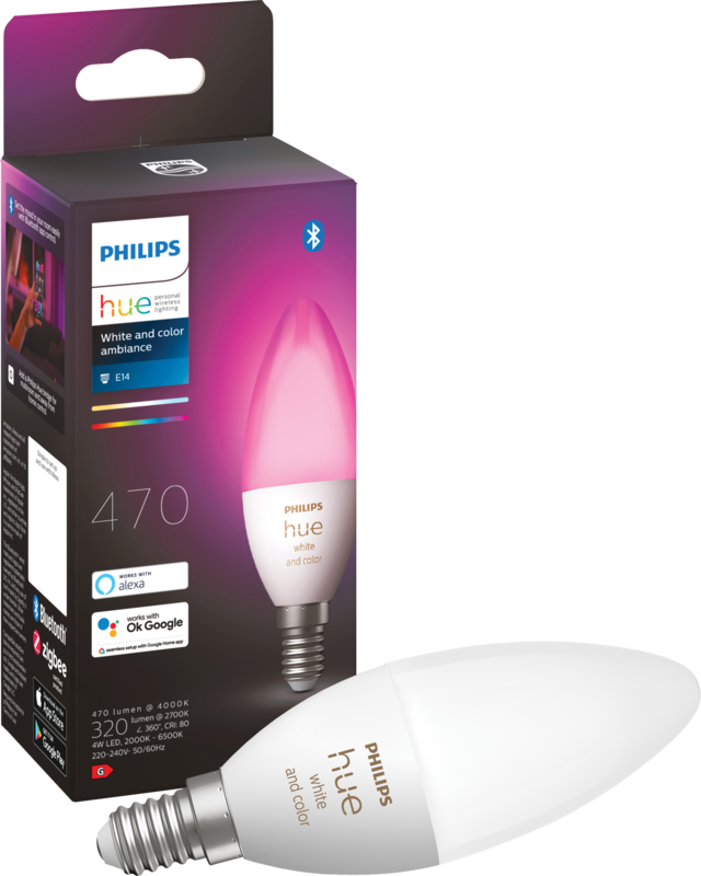 Philips Hue White & Color E14 Einzelne Lampe