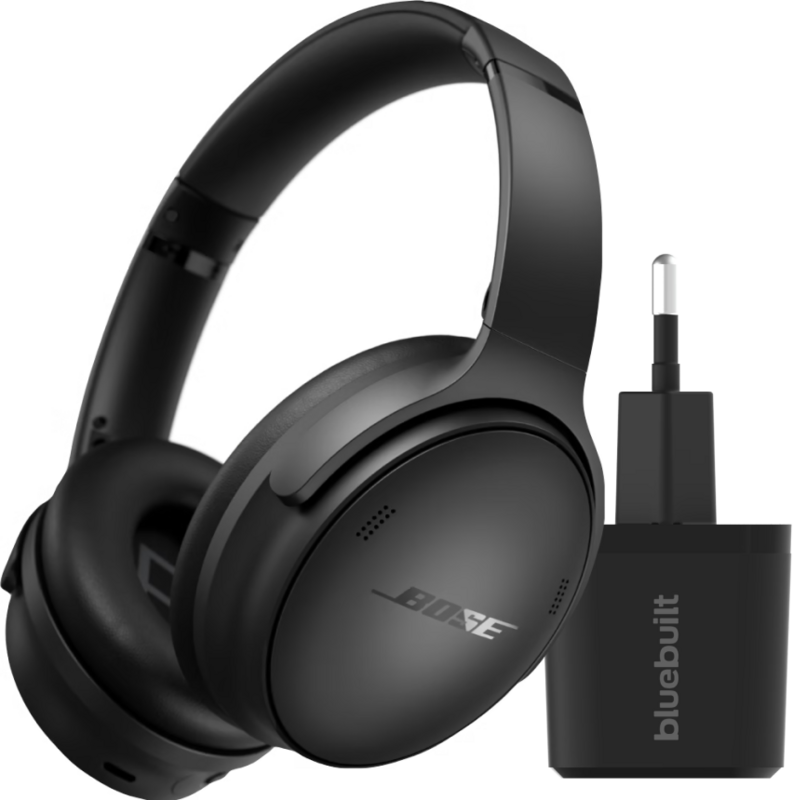 Bose QuietComfort Headphones Schwarz + Ladegerät