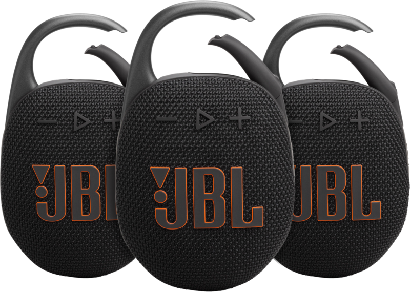 JBL Clip 5 Schwarz 3er-Pack