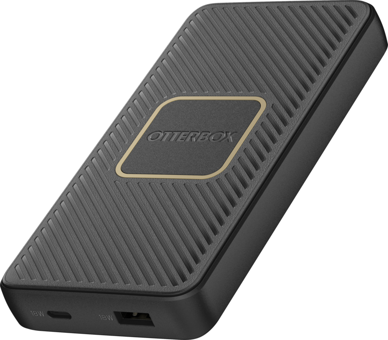 OtterBox Powerbank 10.000 mAh 18W USB/USB-C PD + 10W Draadloos Zwart