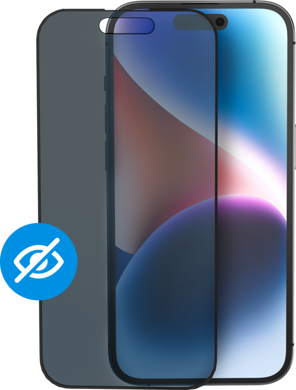 BlueBuilt Apple iPhone 15 Pro Blickschutzfilter Panzerglas