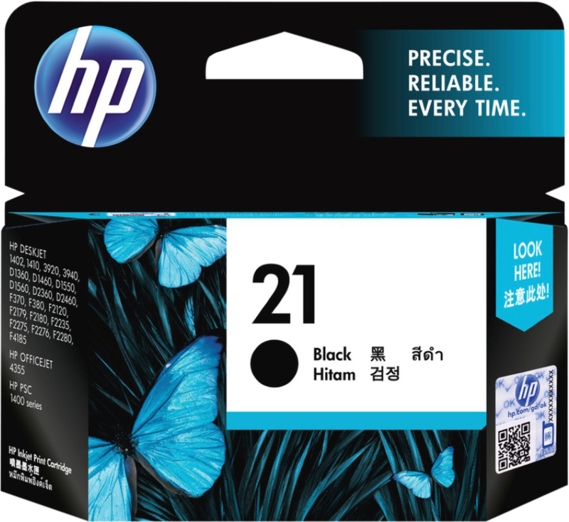 HP 21 Cartridge Zwart