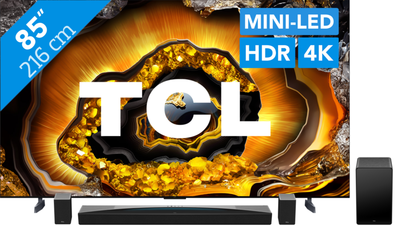 TCL QD Mini-led 85X955 Max (2024) + soundbar