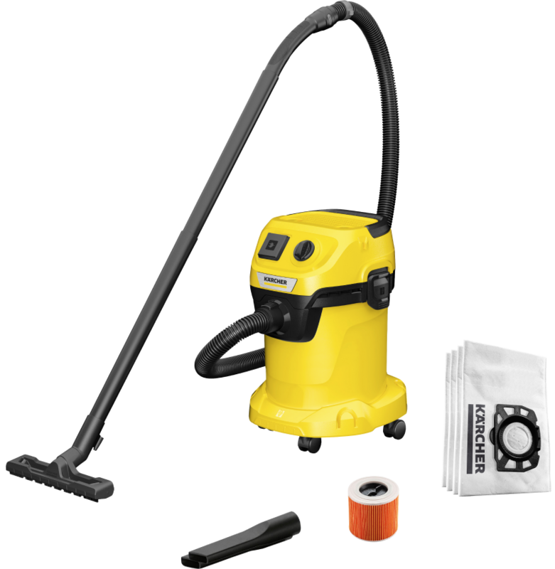 Karcher WD 3 P V-17/4/20 + stofzuigerzakken (4x)