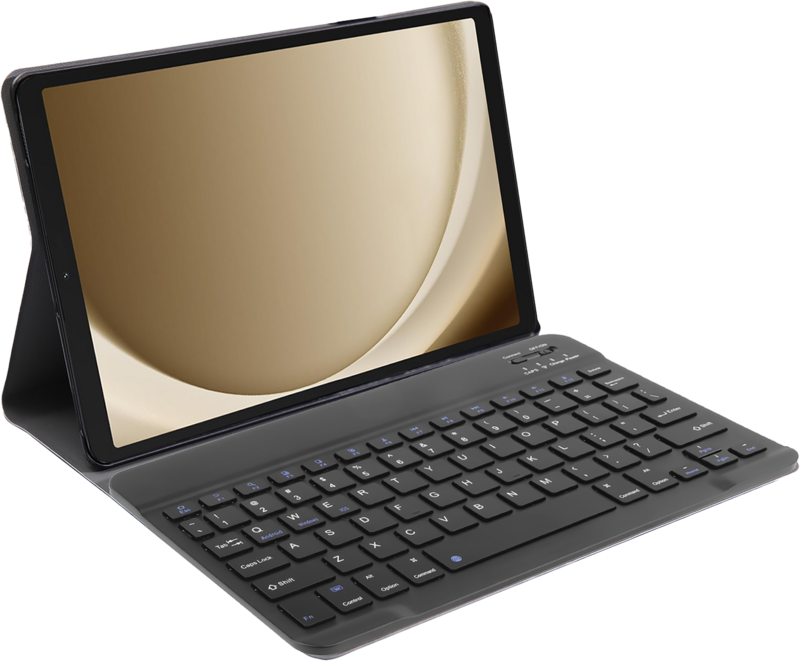 Just in Case Samsung Galaxy Tab A9 Toetsenbord Hoes QWERTY Zwart