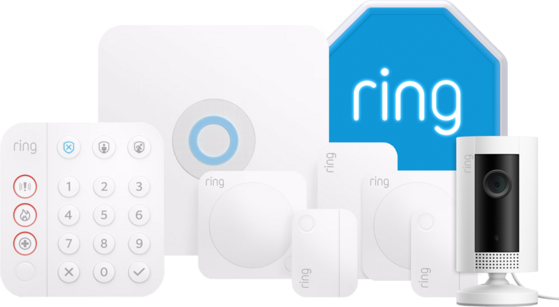 Ring Alarmsysteem met 4 sensoren + Indoor Cam Wit + Sirene