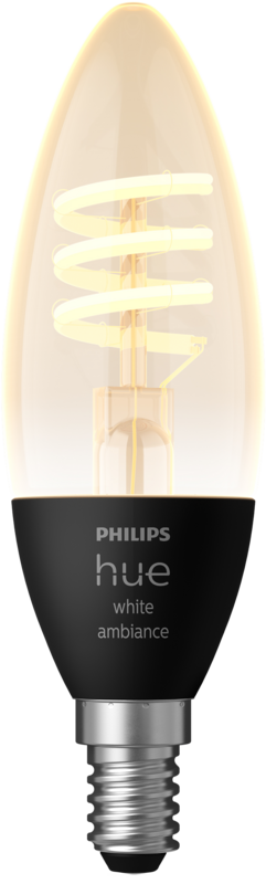 Philips Hue Filamentlampe White Ambiance Kerzenlampe E14 Einzelne Lampe