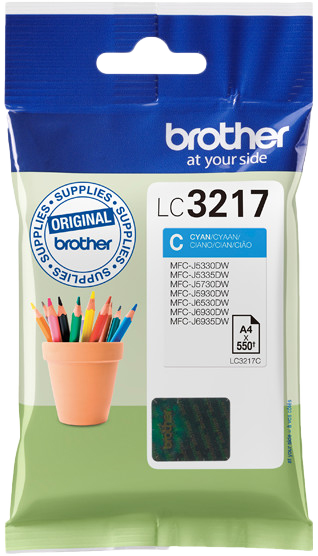 Brother LC-3217 Patrone Cyan