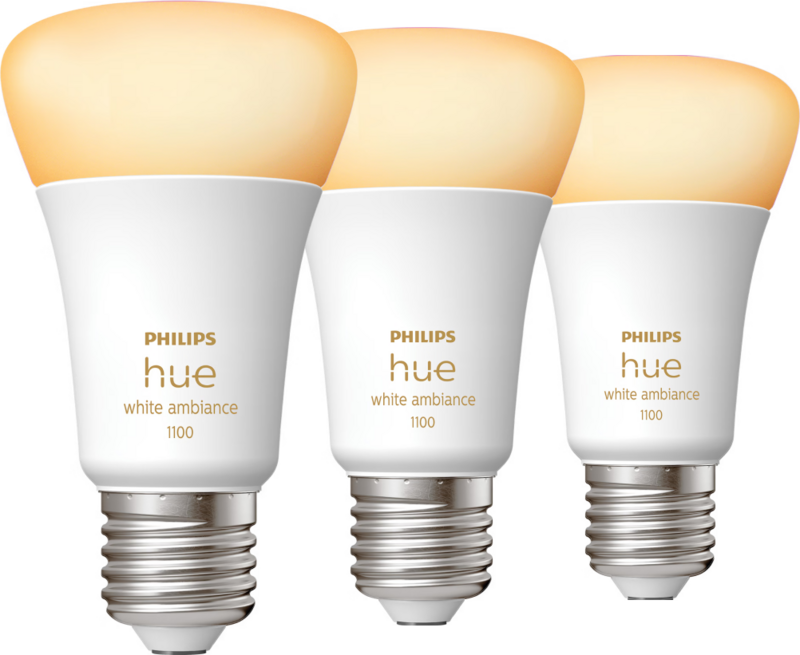 Philips Hue White Ambiance E27 1100 lm 3er-Pack