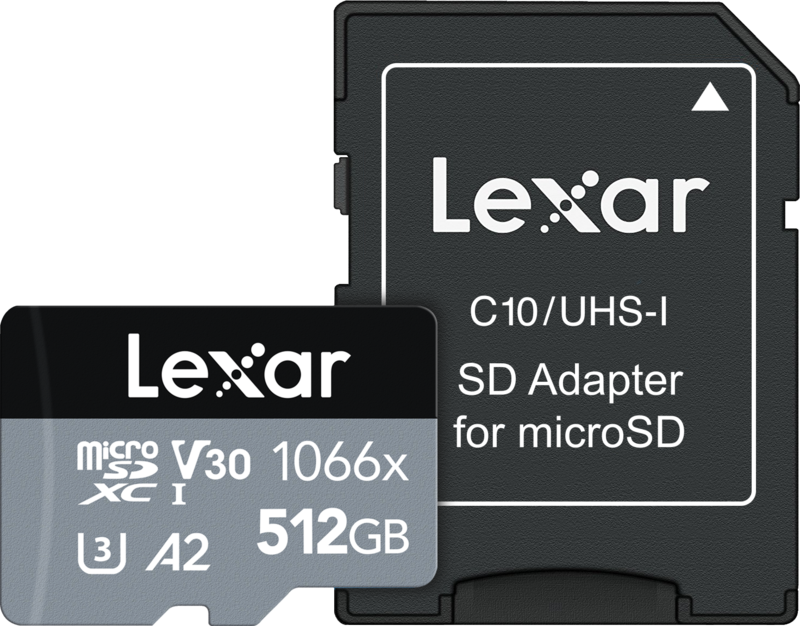 Lexar Professional 1066x SILVER 512 GB microSDXC 160 mb/s